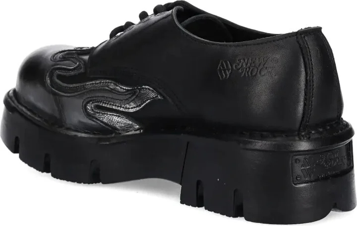 Flame-Detail Platform Shoes - Image 5