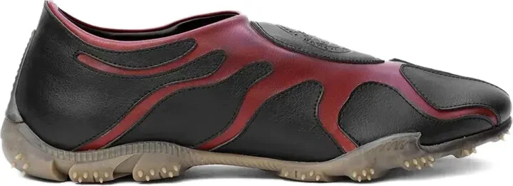 Flame-Detail Slip-On Sneakers