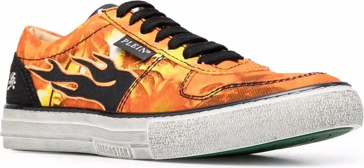 Flame low-top sneakers - Image 2