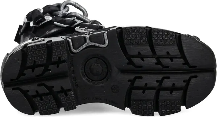 Flame-Skull Chain Boots - Image 4