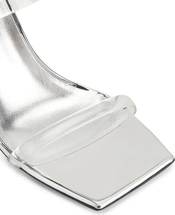Flamina PLexi 80mm metallic-finish sandals - Image 4
