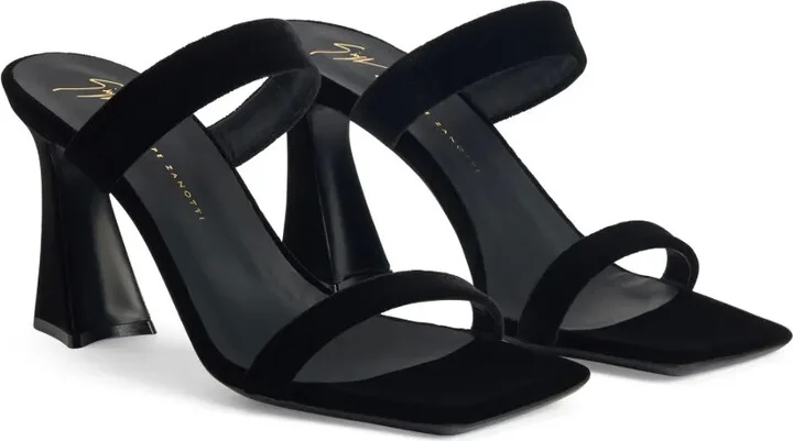 Flaminia 85 mm velvet sandals - Image 2