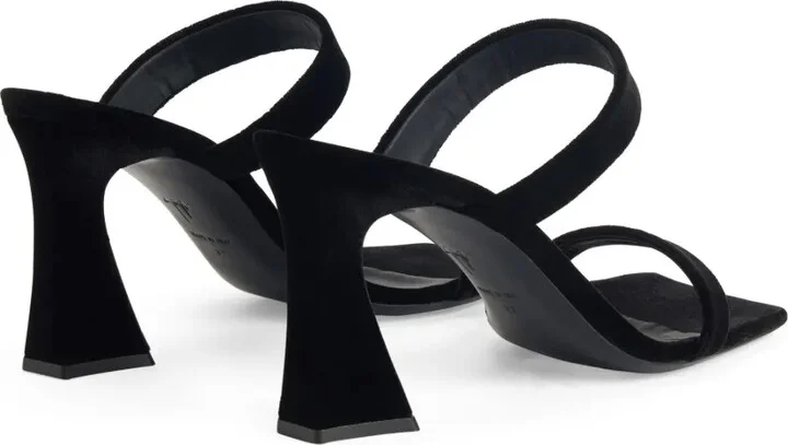Flaminia 85 mm velvet sandals - Image 3