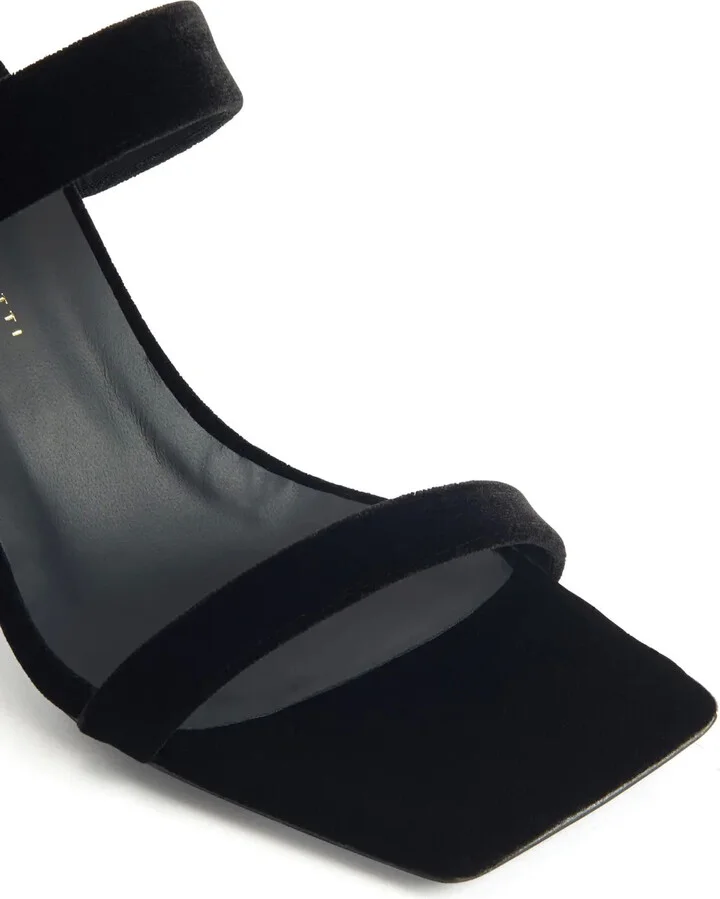 Flaminia 85 mm velvet sandals - Image 4