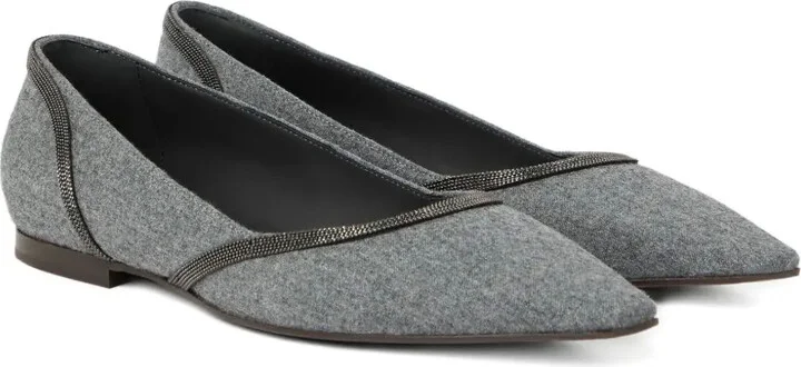 Flannel Ballet Flats - Image 2