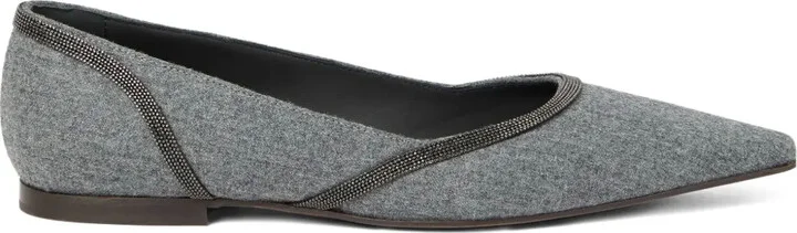 Flannel Ballet Flats