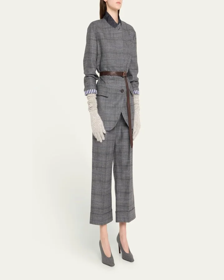 Flannel Wool Monili-Heel Pumps - Image 5