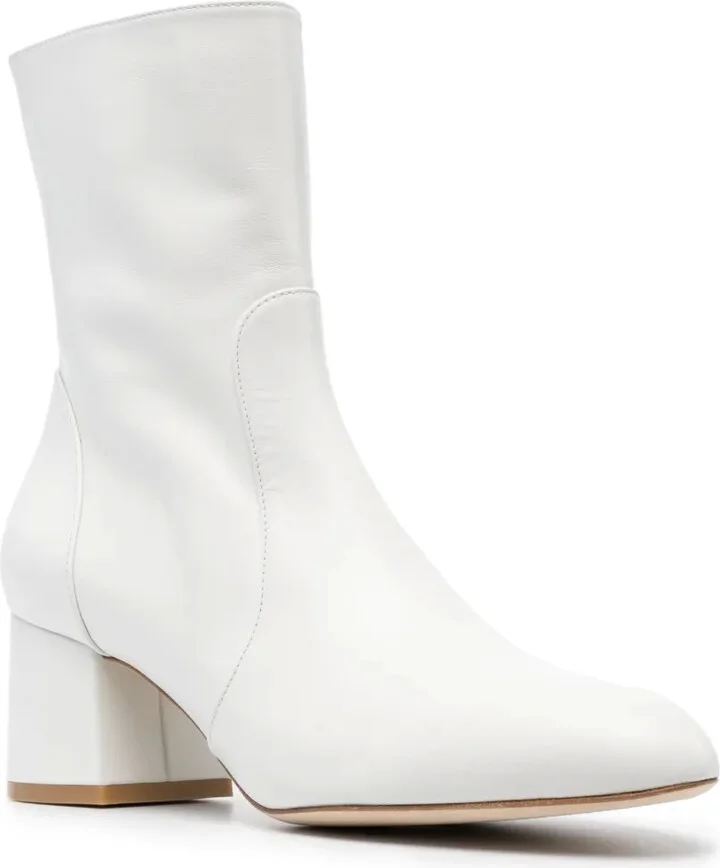 Flareblock 60mm leather boots - Image 2
