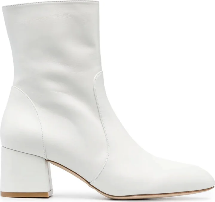 Flareblock 60mm leather boots