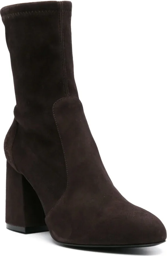 Flareblock 85mm suede boots - Image 2