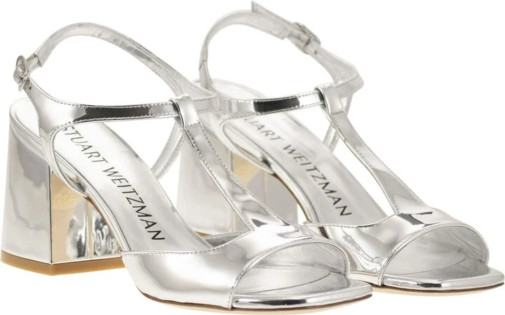 Flareblock - Mirrored Leather T-sandal - Image 4