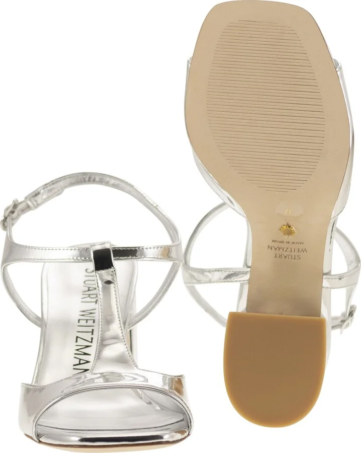 Flareblock - Mirrored Leather T-sandal - Image 5