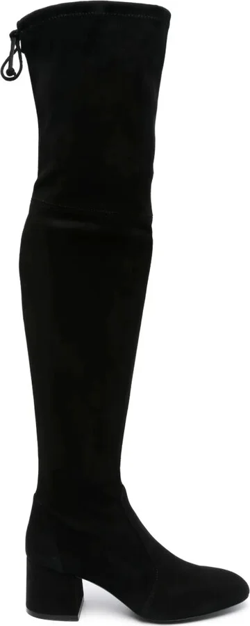 Flareland 70mm suede knee boots