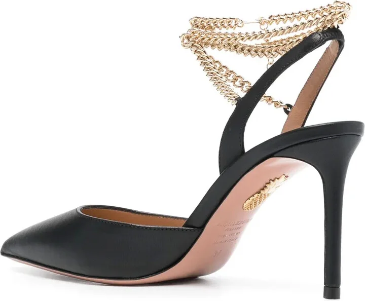 Flash 95mm leather pumps - Image 3