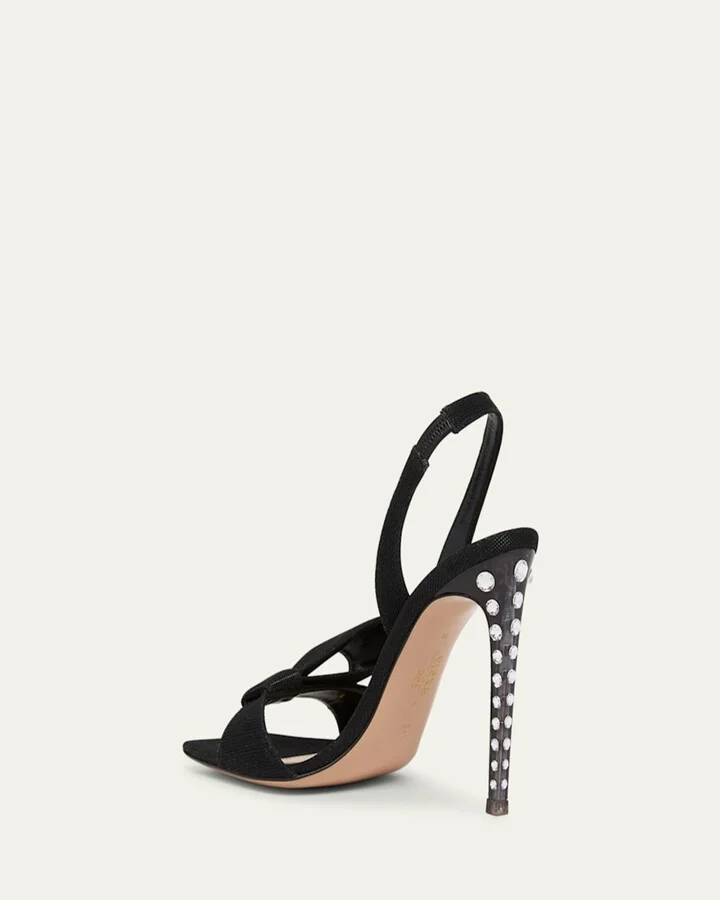 Flash Bow Slingback Sandals - Image 4
