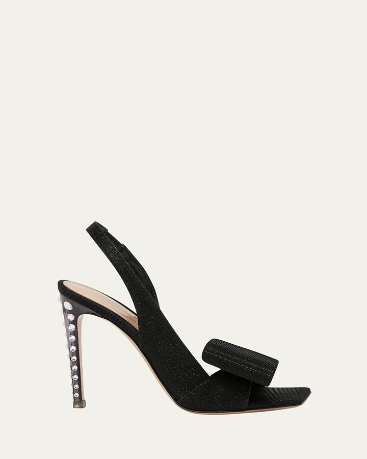 Flash Bow Slingback Sandals