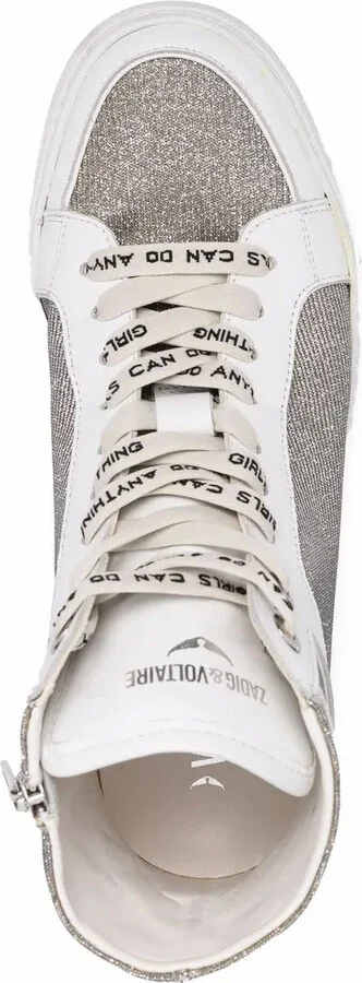 Flash-Detail Glitter Sneakers - Image 4