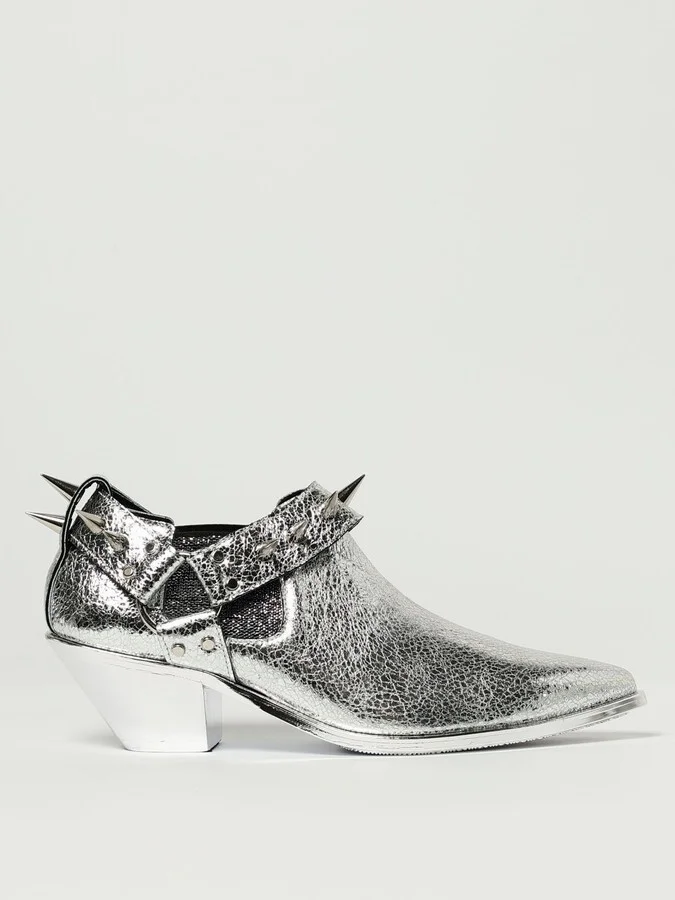 Flat Ankle Boots JUNYA WATANABE Woman color Silver
