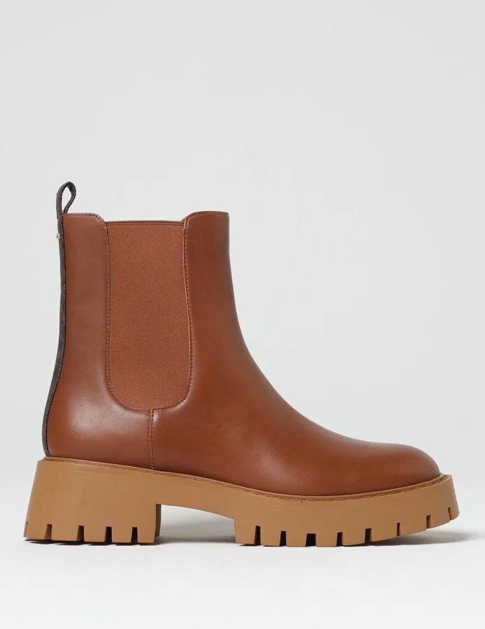 Flat Ankle Boots MICHAEL KORS Woman color Camel