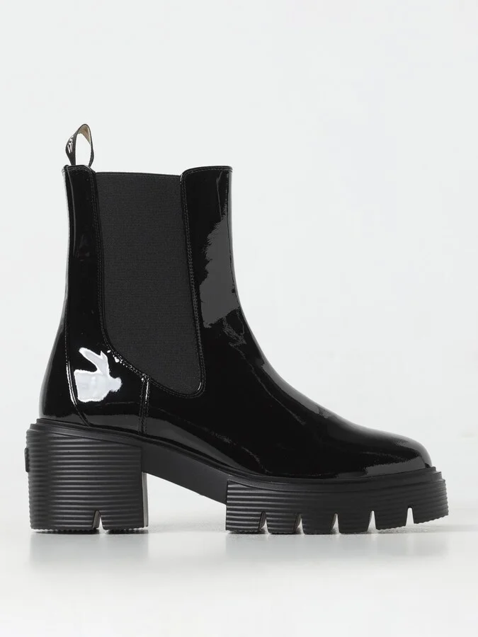 Flat Ankle Boots STUART WEITZMAN Woman color Black