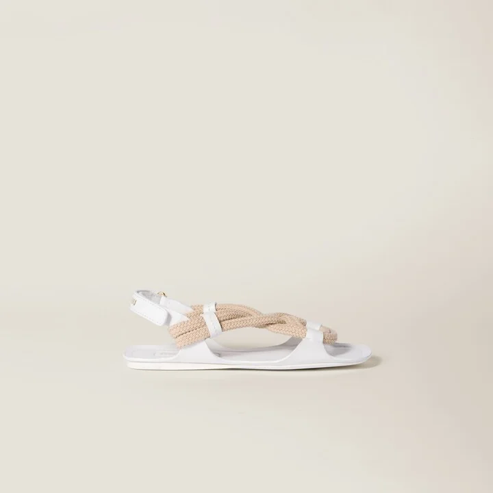 Flat cord sandals - Image 2