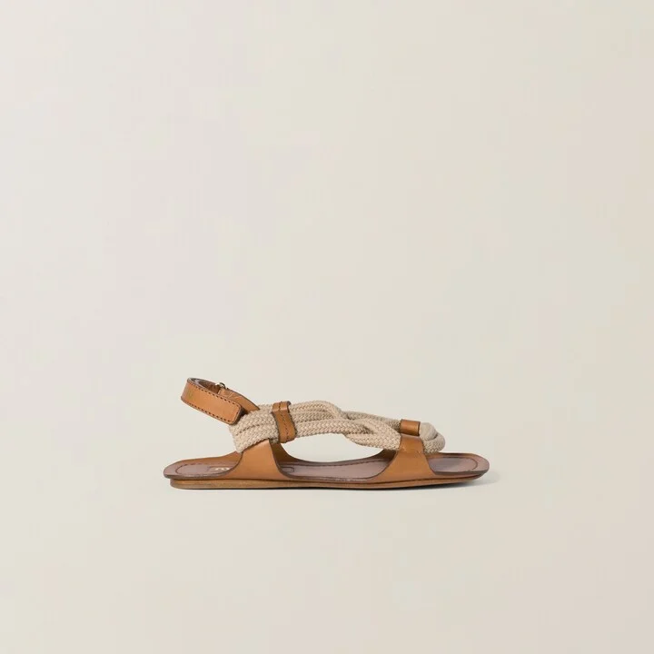 Flat cord sandals - Image 2