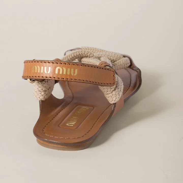 Flat cord sandals - Image 3