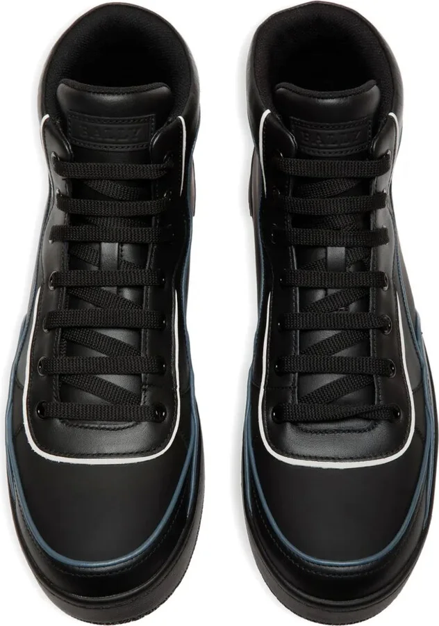 Flat High-Top Sneakers - Image 3