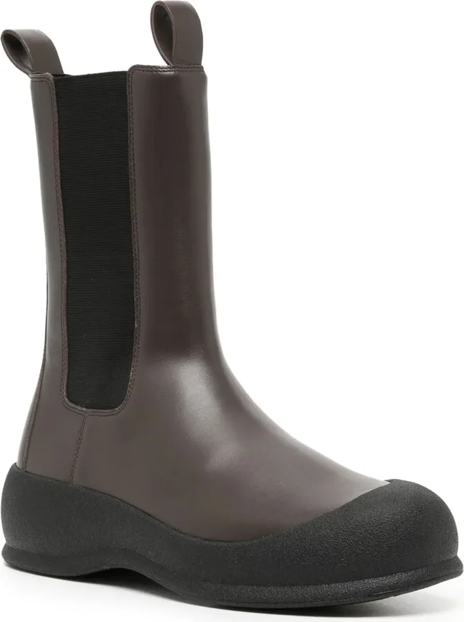 Flat Leather Boots - Image 2