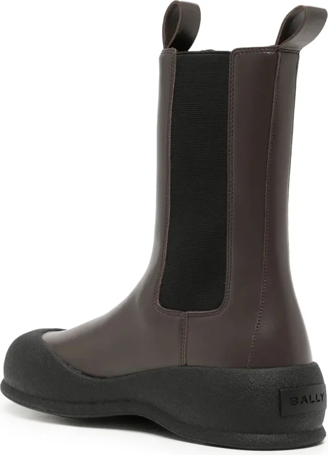 Flat Leather Boots - Image 3