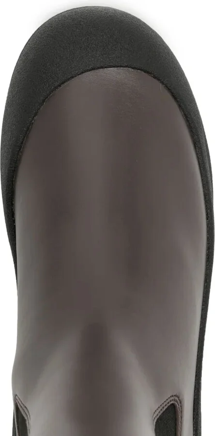 Flat Leather Boots - Image 4