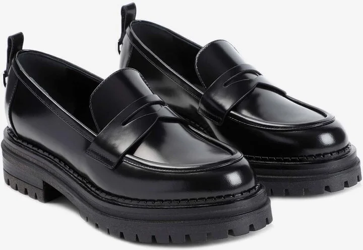 Flat Leather Loafers - Image 2