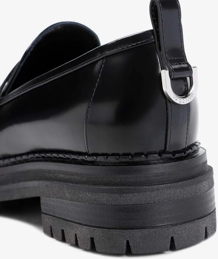 Flat Leather Loafers - Image 3