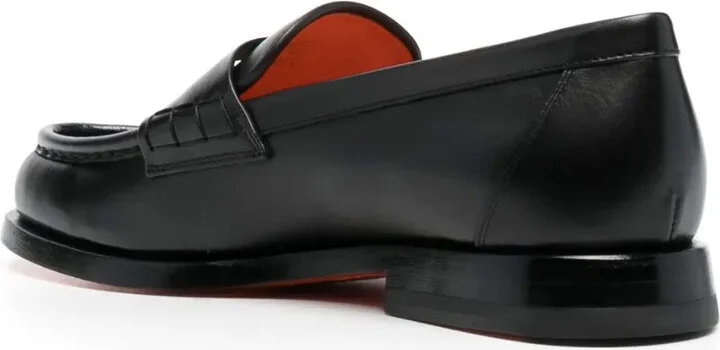 Flat Leather Loafers - Image 3