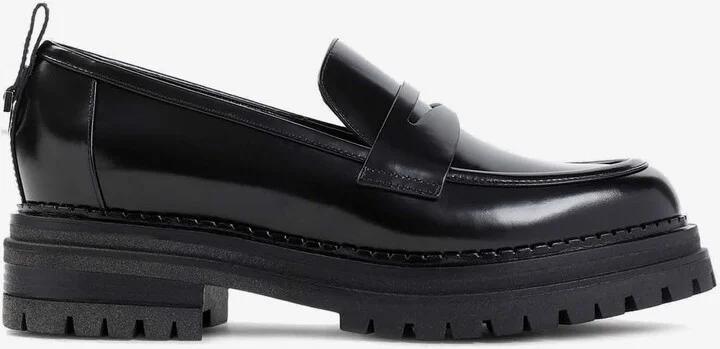 Flat Leather Loafers