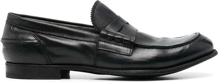 Flat Leather Loafers