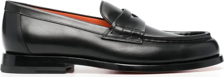 Flat Leather Loafers