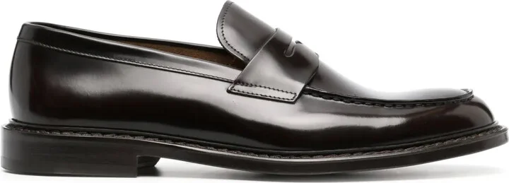 Flat Leather Loafers