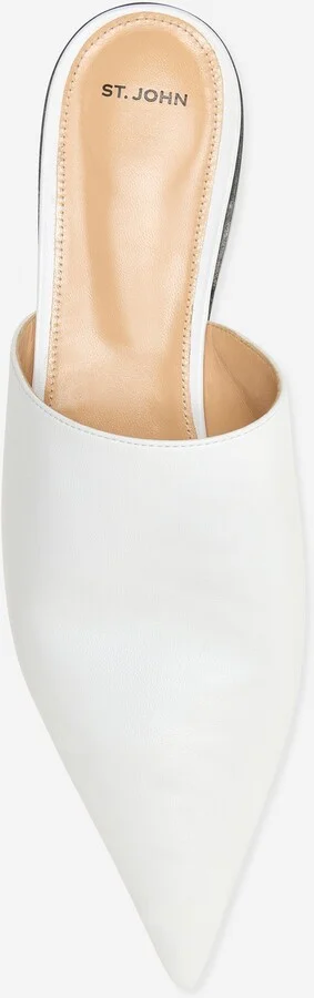 Flat Leather Mule - Image 3