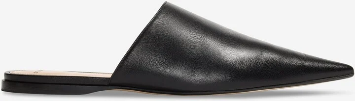 Flat Leather Mule - Image 4
