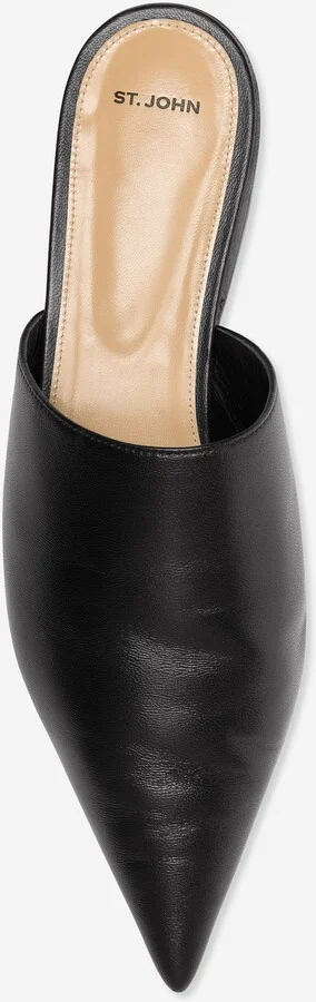 Flat Leather Mule - Image 6