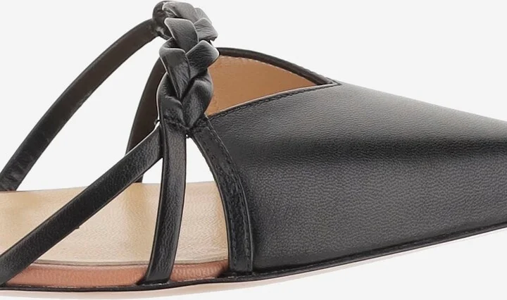 Flat Leather Pumps - Image 5