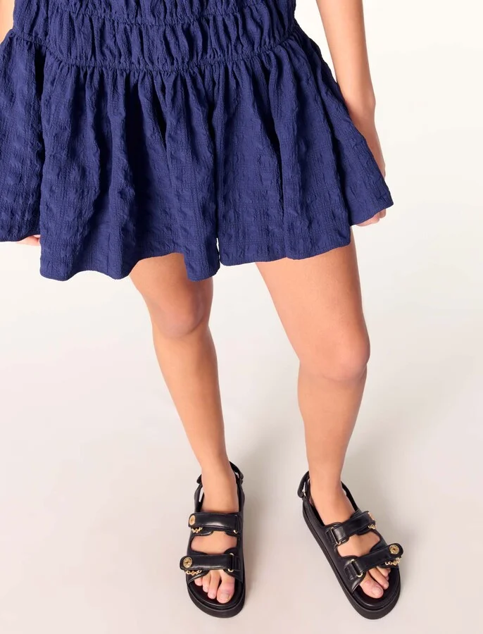 Flat leather sandals - Image 2