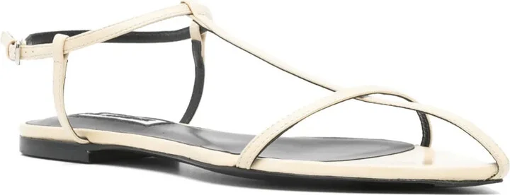 Flat Leather Sandals - Image 2