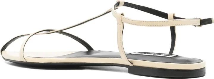 Flat Leather Sandals - Image 3