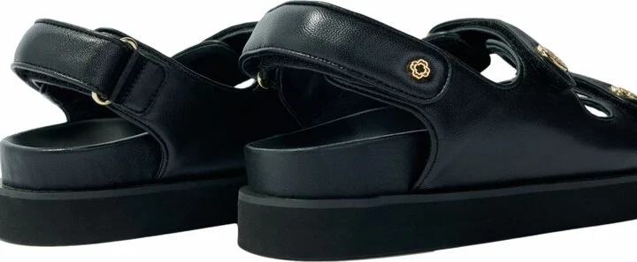 Flat leather sandals - Image 9