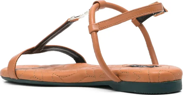 Flat Leather Sandals - Image 3