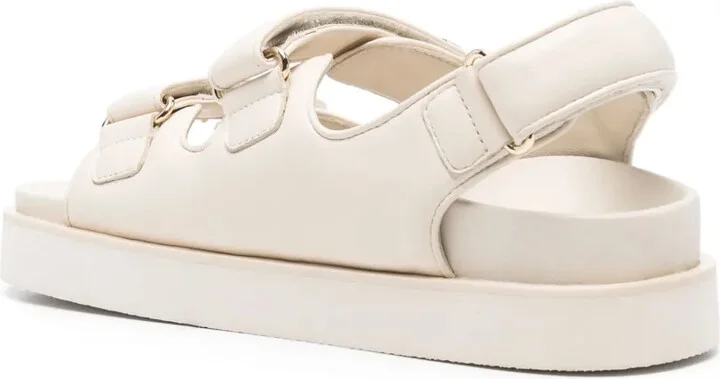 Flat Leather Sandals - Image 3