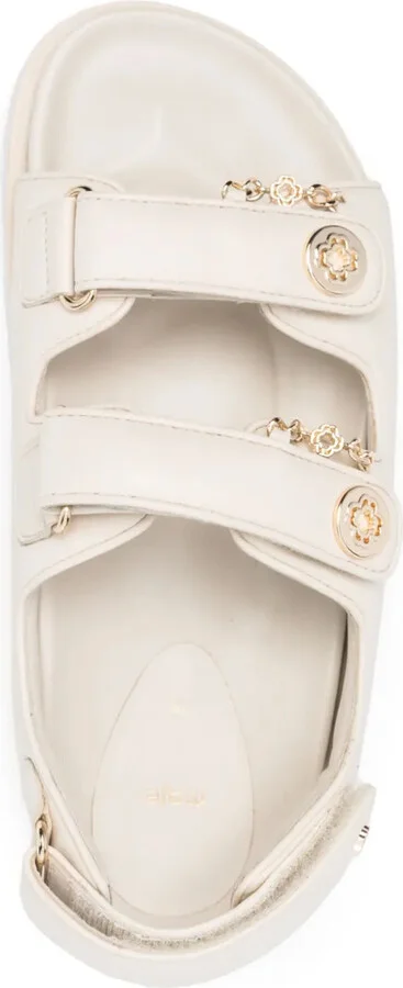 Flat Leather Sandals - Image 4