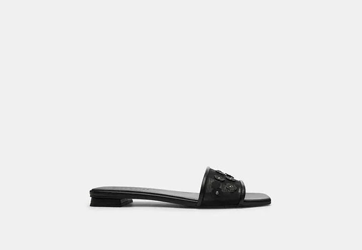 Flat Sandal With Tea Rose - Image 5